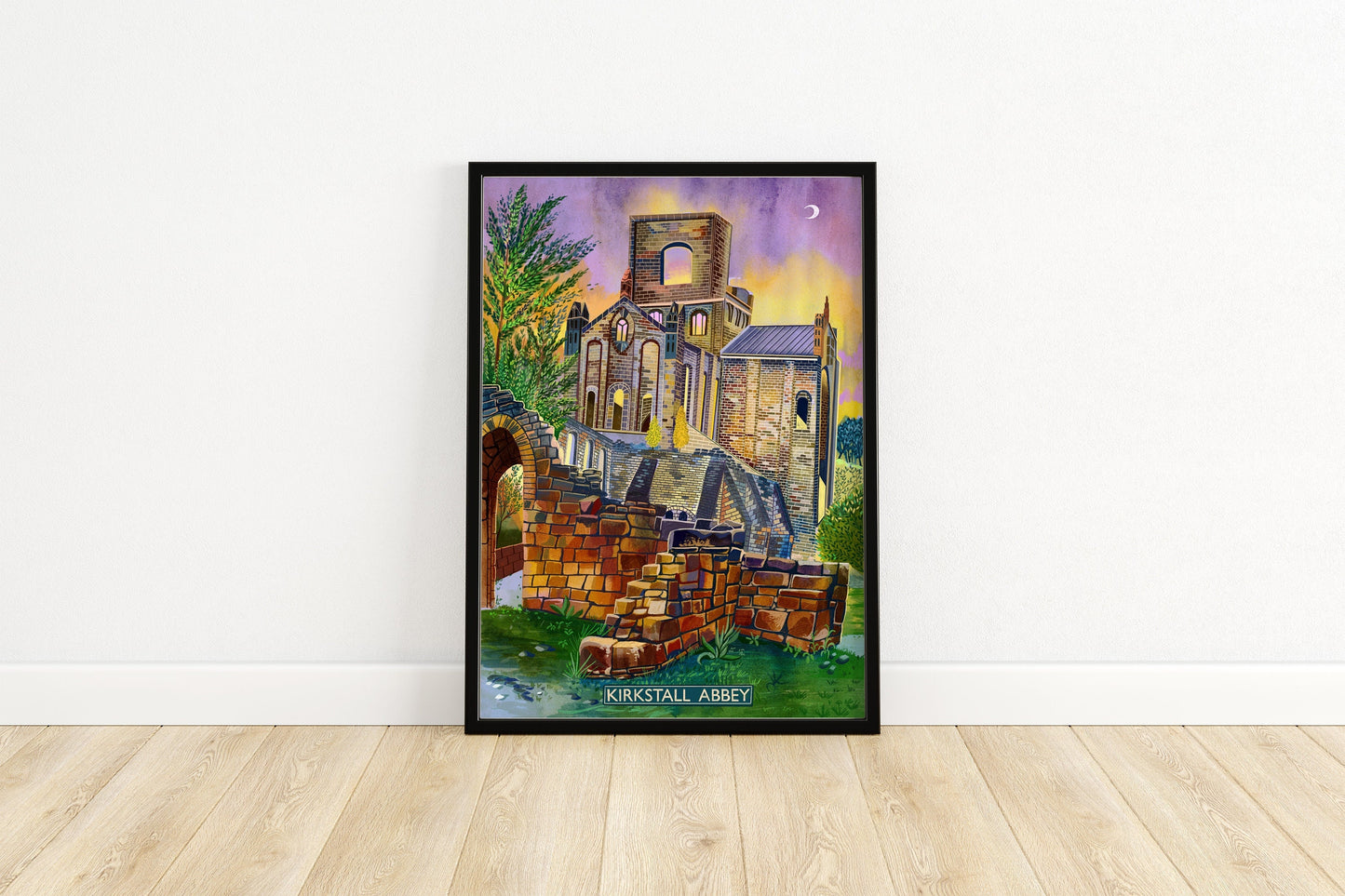 Kirkstall Abbey, Leeds, Yorkshire Artwork Print
