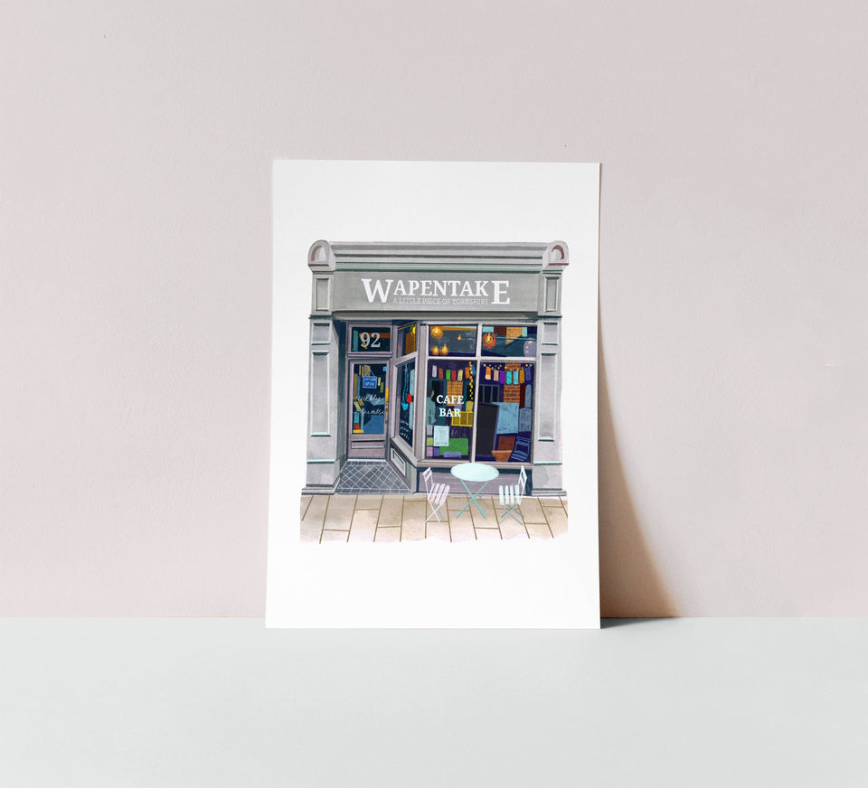 Leeds Art Print, Wapentake, Leeds Kirkgate, Coffee Art Gift