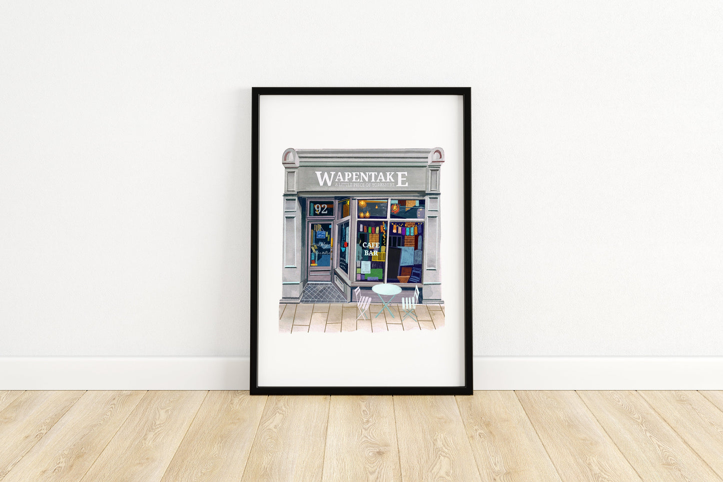 Leeds Art Print, Wapentake, Leeds Kirkgate, Coffee Art Gift