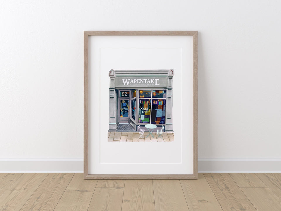 Leeds Art Print, Wapentake, Leeds Kirkgate, Coffee Art Gift