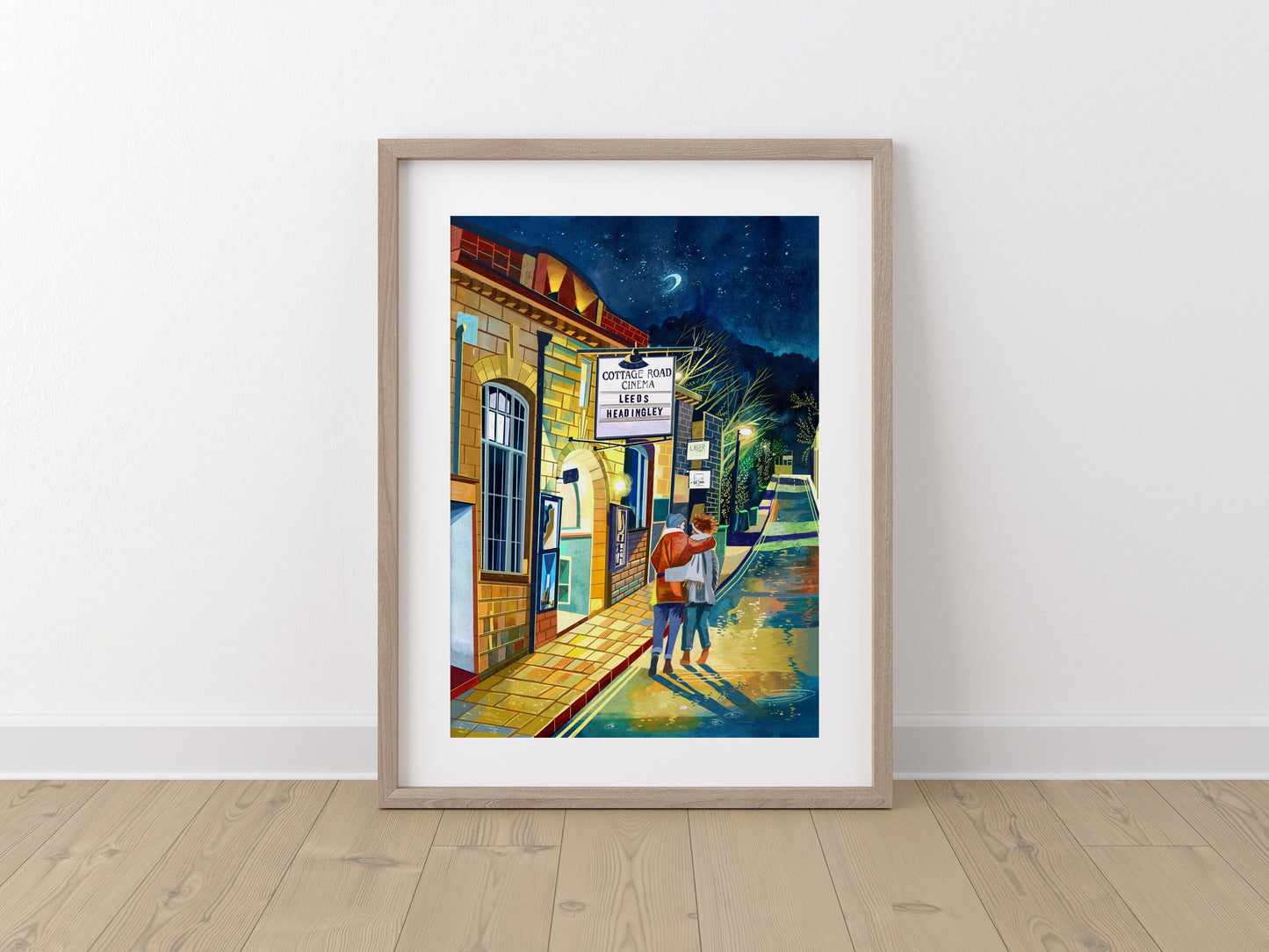 Leeds Cottage Road Cinema, Artwork Print