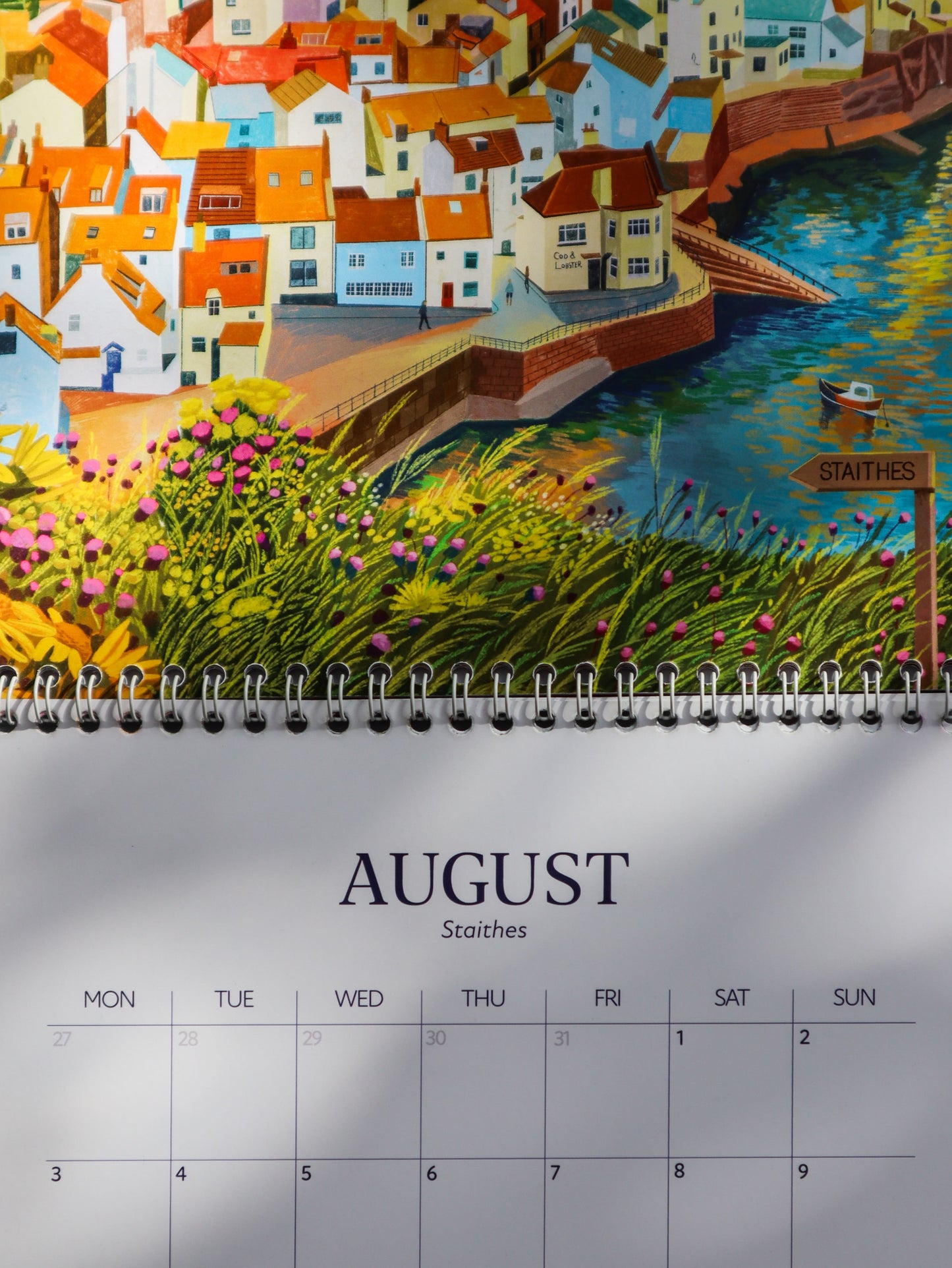 Yorkshire 2026 Illustrated Travel Calendar (Pre-Order)