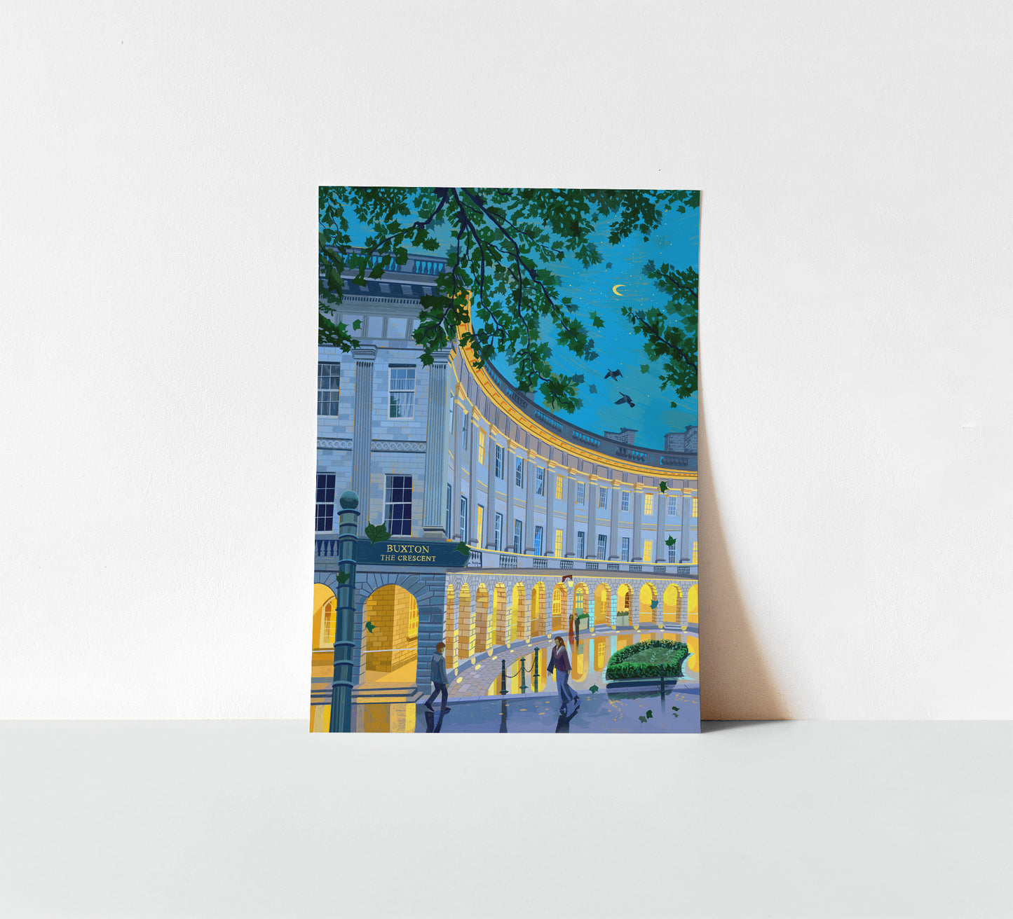 Buxton, The Peak District, Derbyshire, Artwork Print
