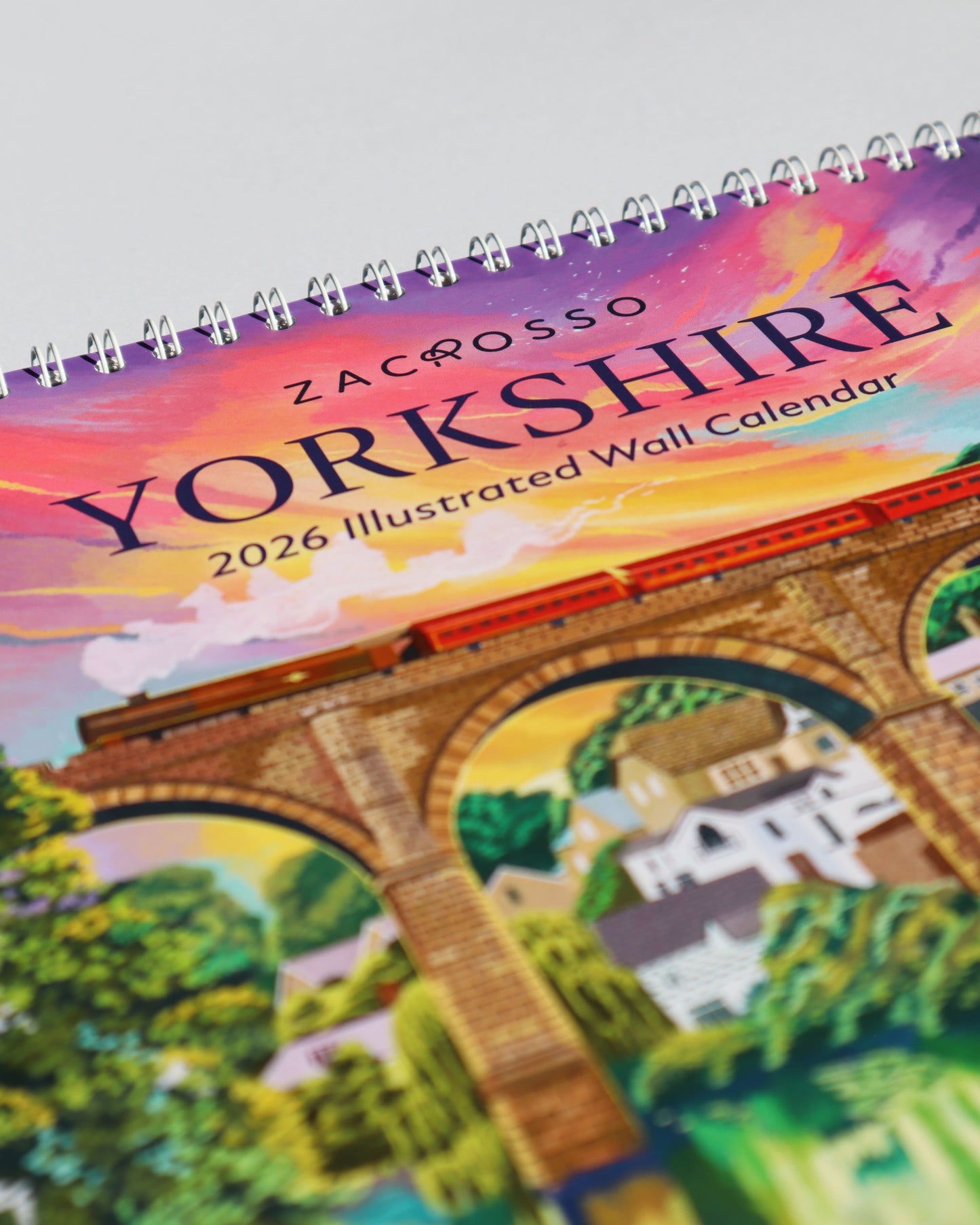 Yorkshire 2026 Illustrated Travel Calendar (Pre-Order)
