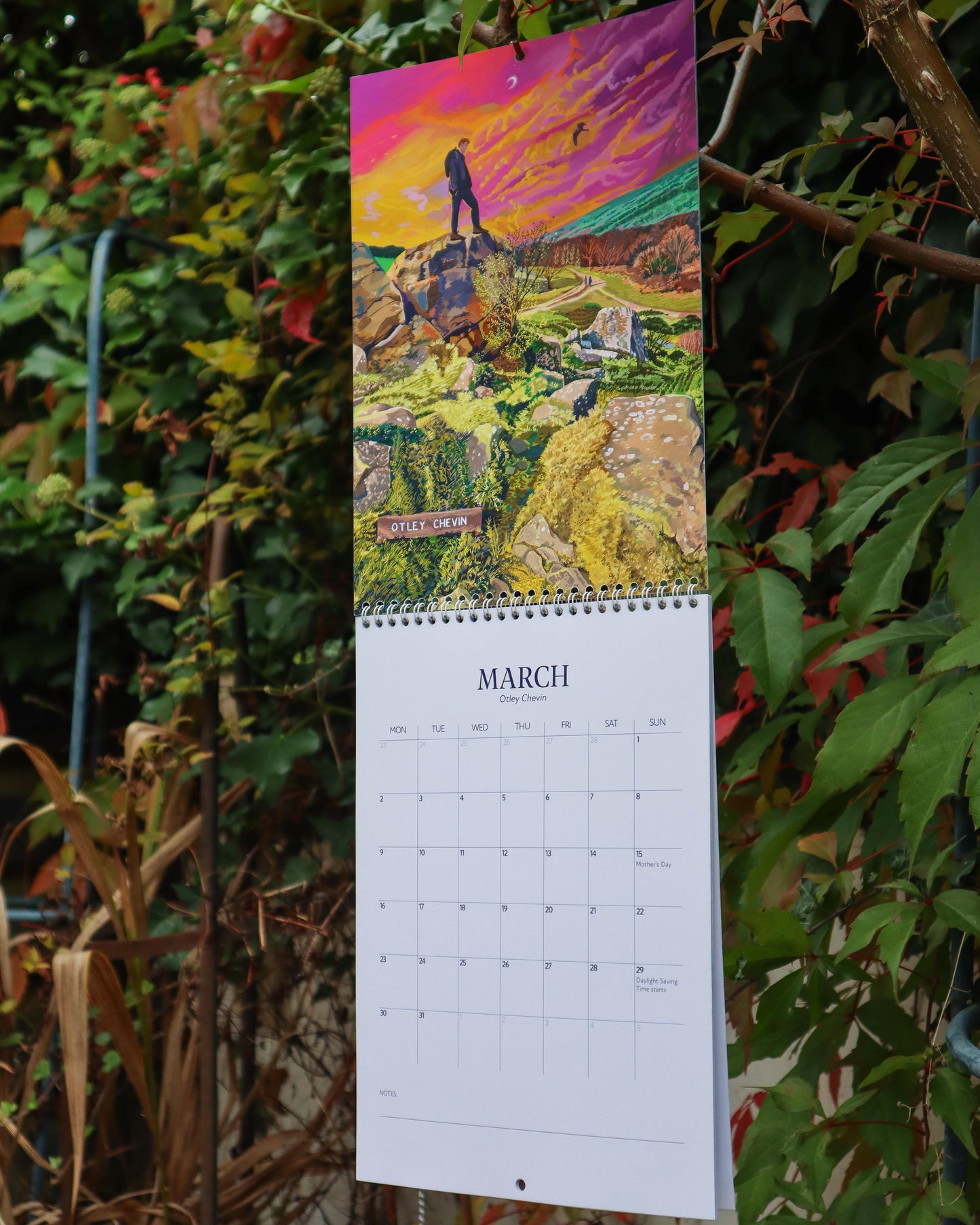 Yorkshire 2026 Illustrated Travel Calendar (Pre-Order)