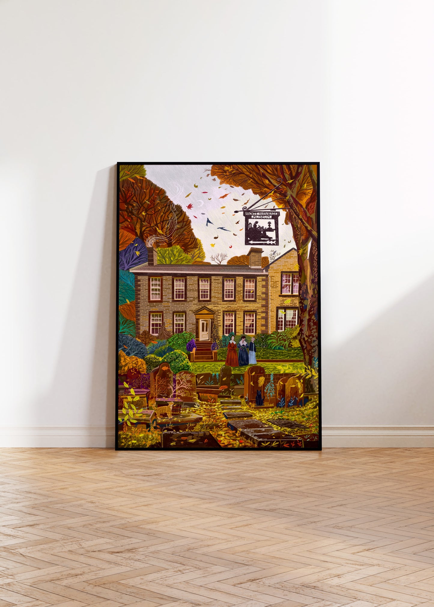 Brontë Parsonage Museum, Haworth, West Yorkshire, Artwork Print