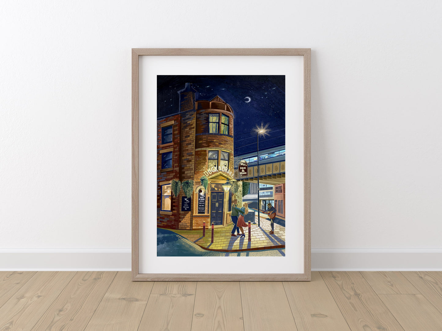 Duck and Drake, Leeds, Artwork Print – Zacrosso
