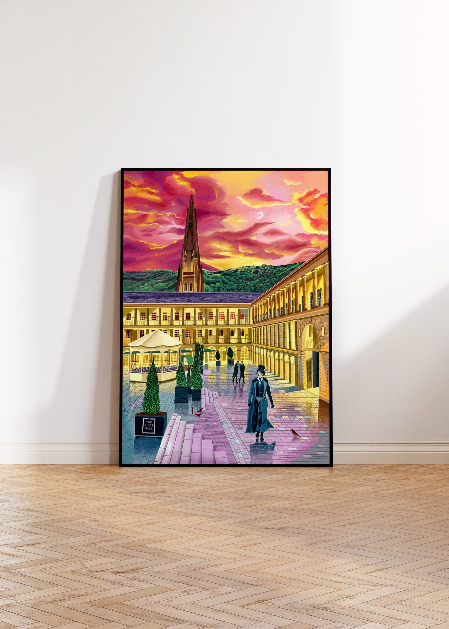 Halifax, The Piece Hall, Calderdale, Artwork Print