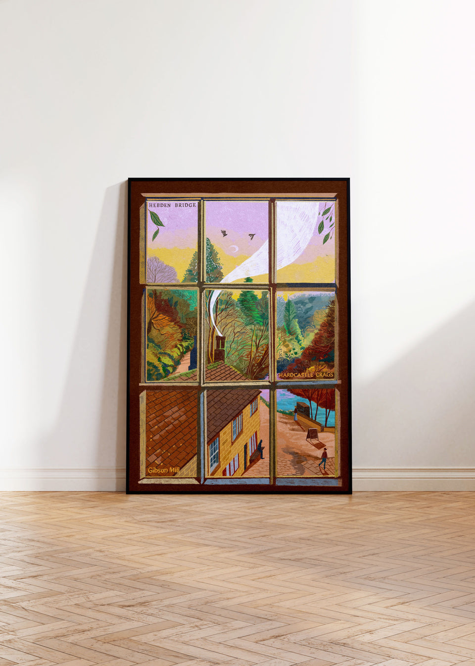 Hardcastle Crags, Hebden Bridge, Artwork Print