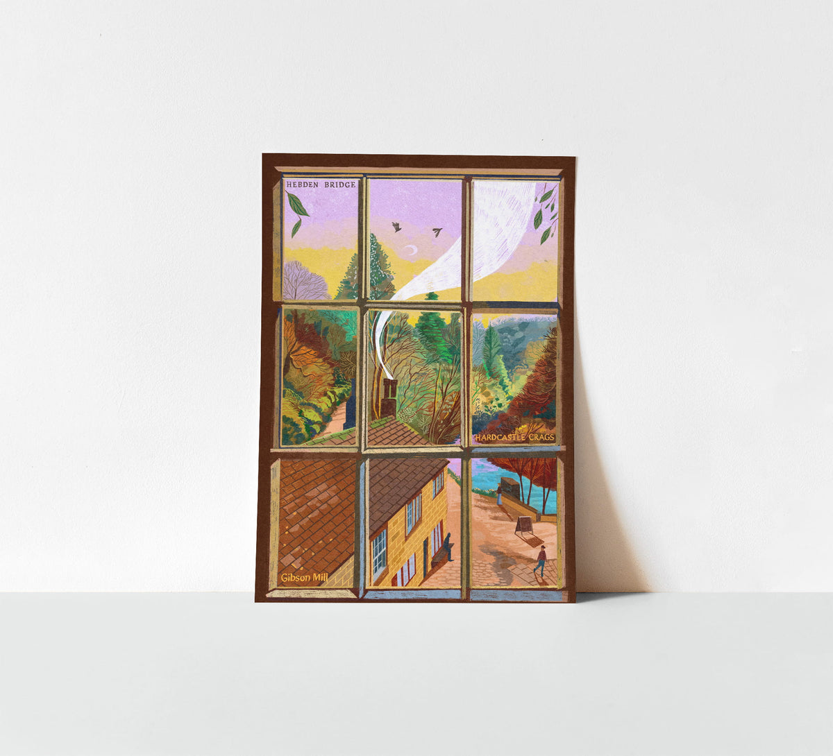 Hardcastle Crags, Hebden Bridge, Artwork Print