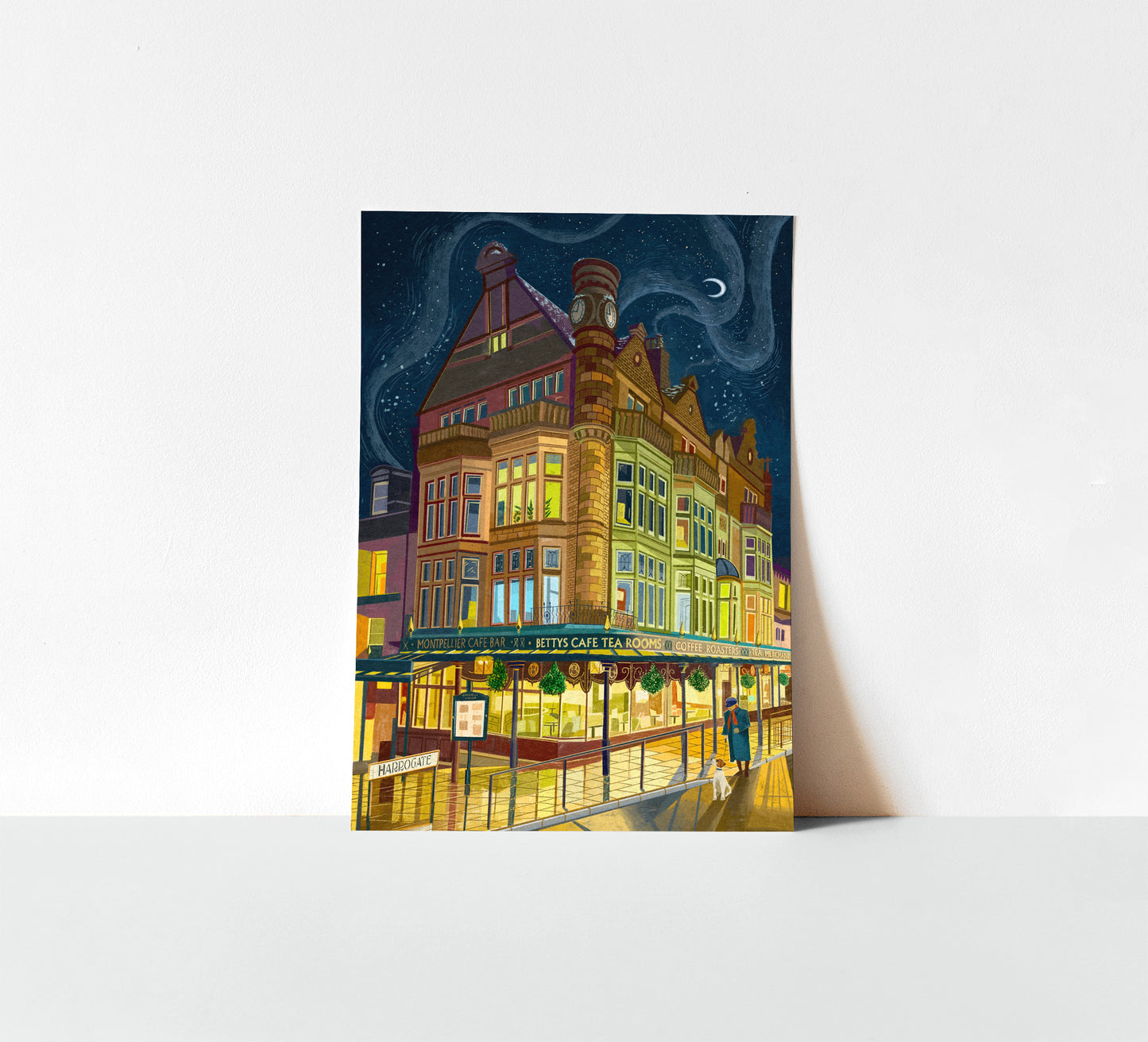 Harrogate, Bettys Café Tea Rooms, North Yorkshire, Artwork Print