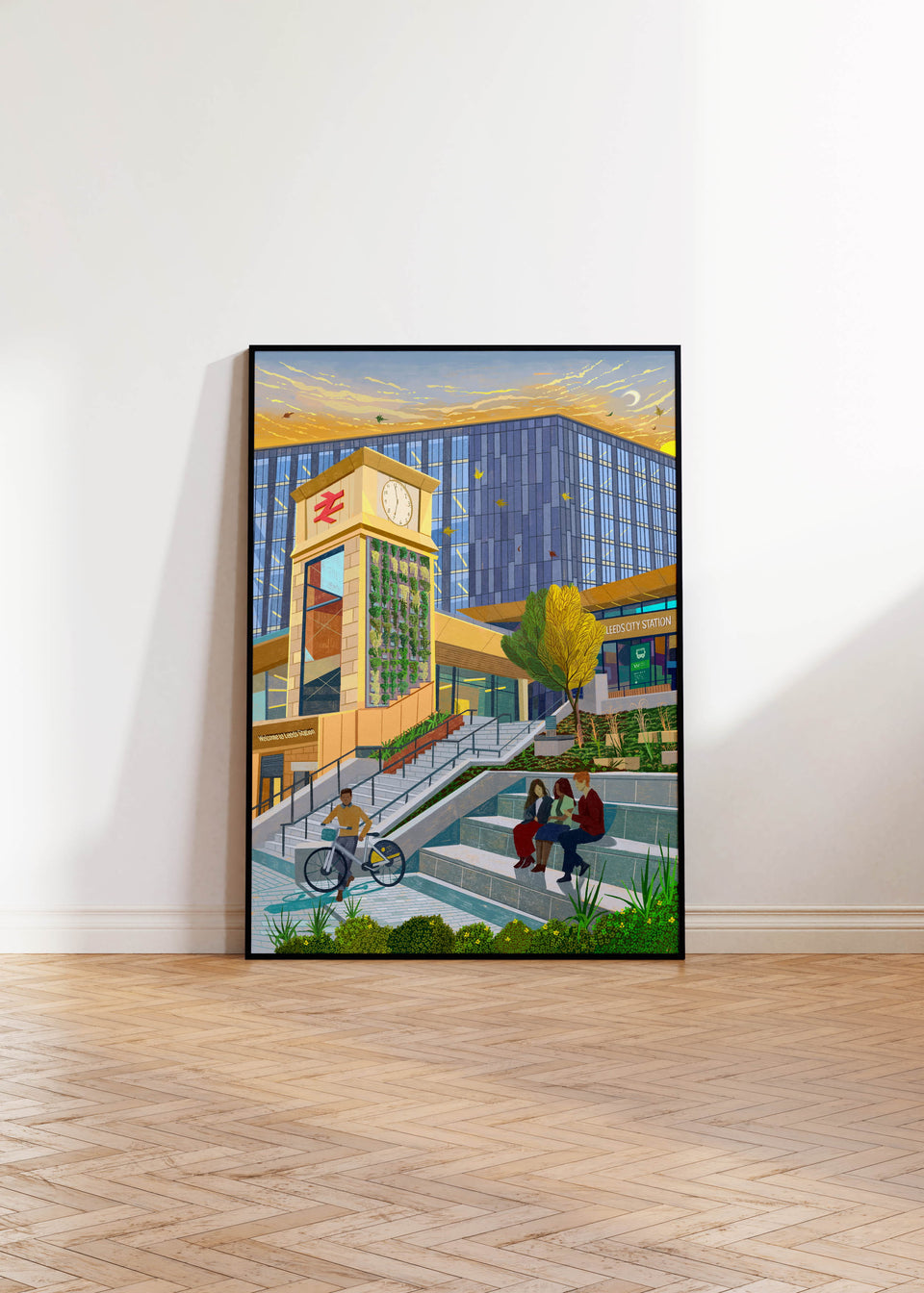 Leeds City Station, Artwork Print