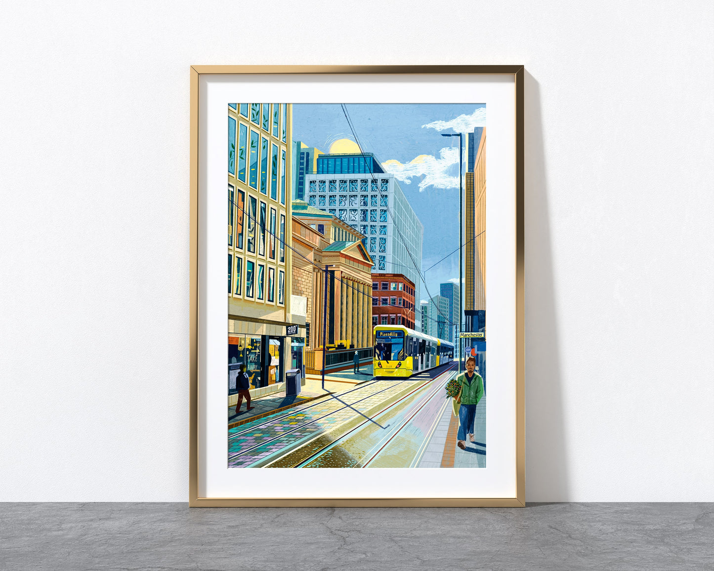 Manchester Art Gallery, Mosley Street, Artwork Print