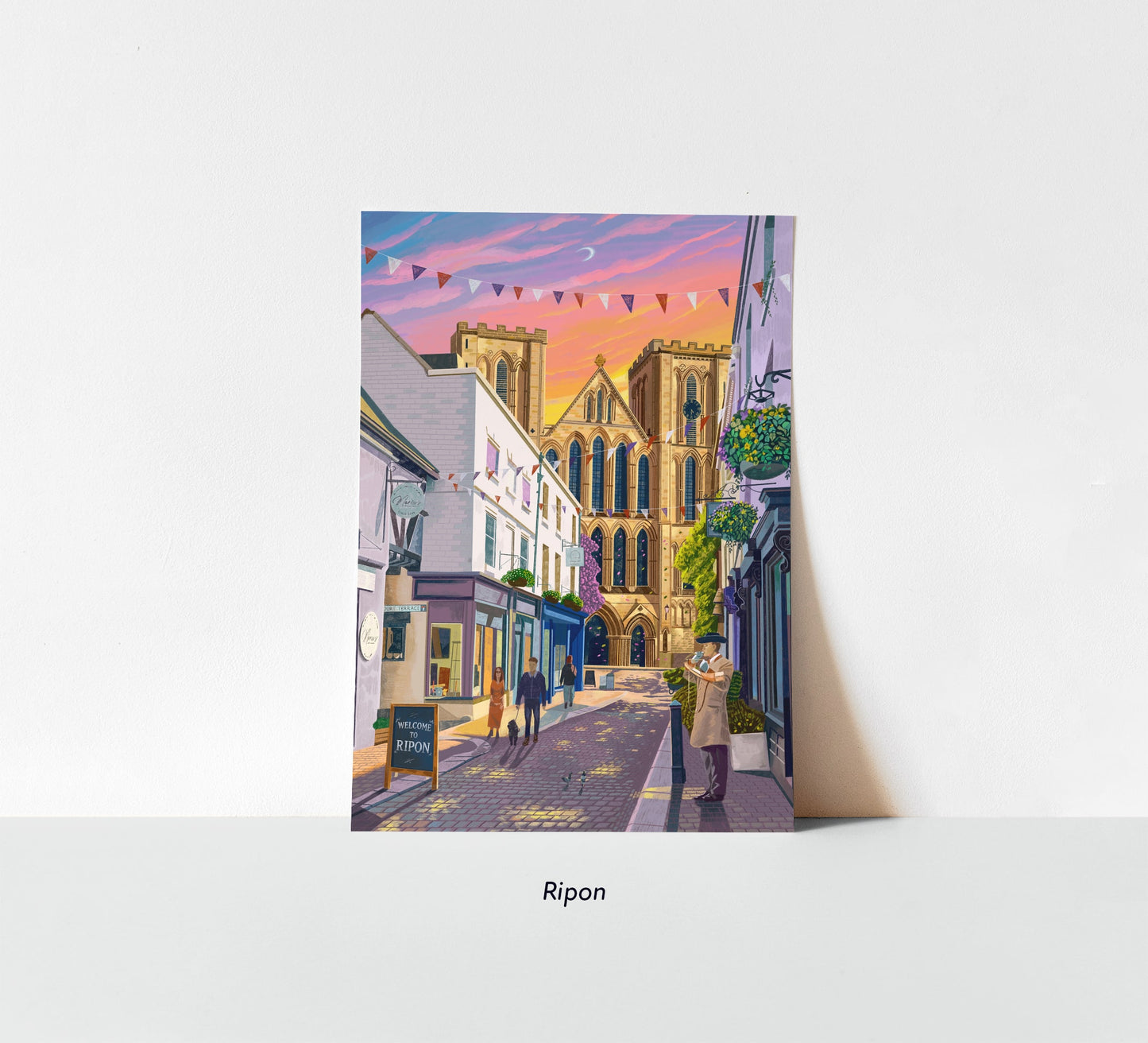 Any 3 x A5, A4, A3 or A2 Yorkshire Artwork Prints, Mix and Match Set