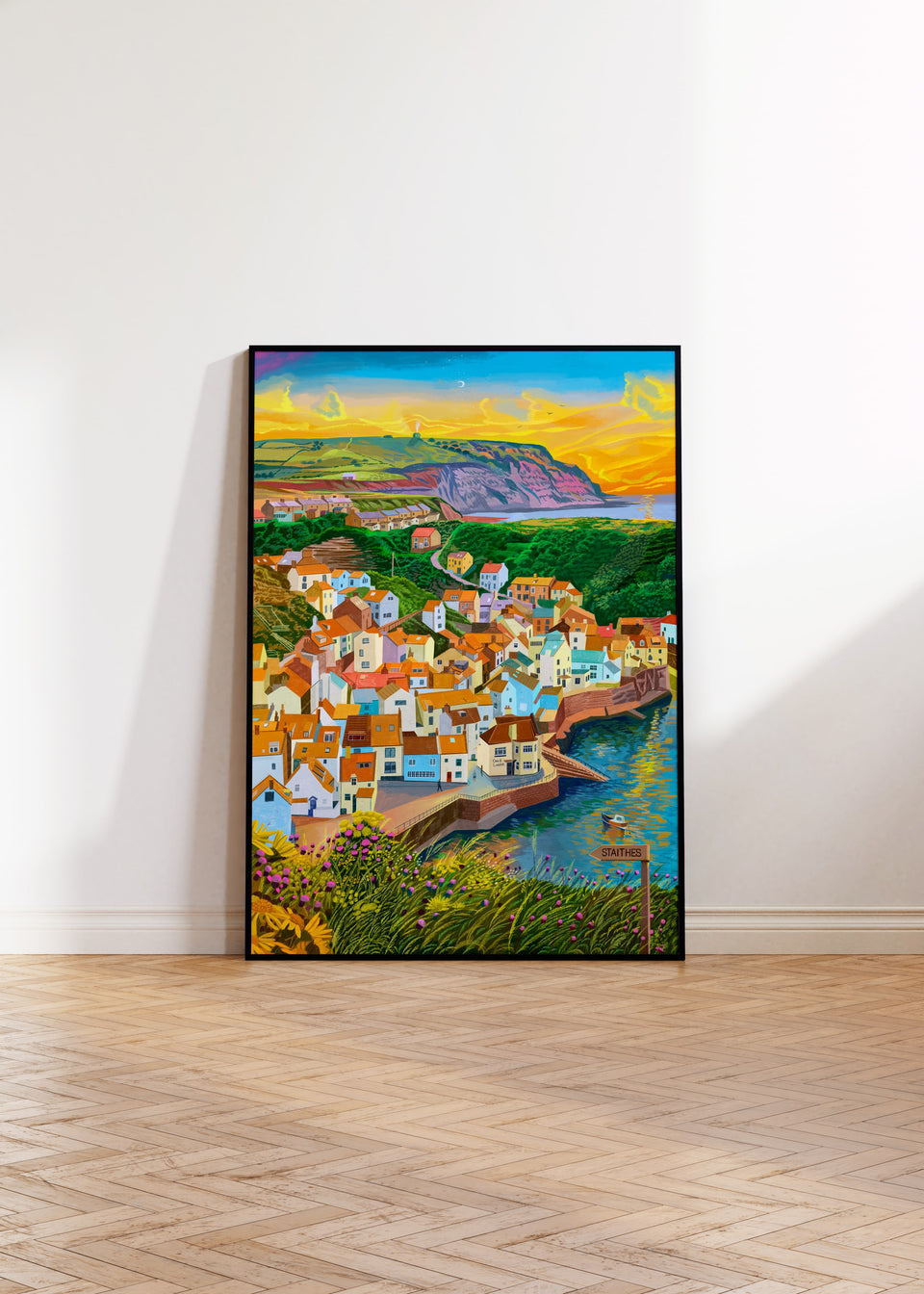 Staithes, North York Moors National Park, Art Print