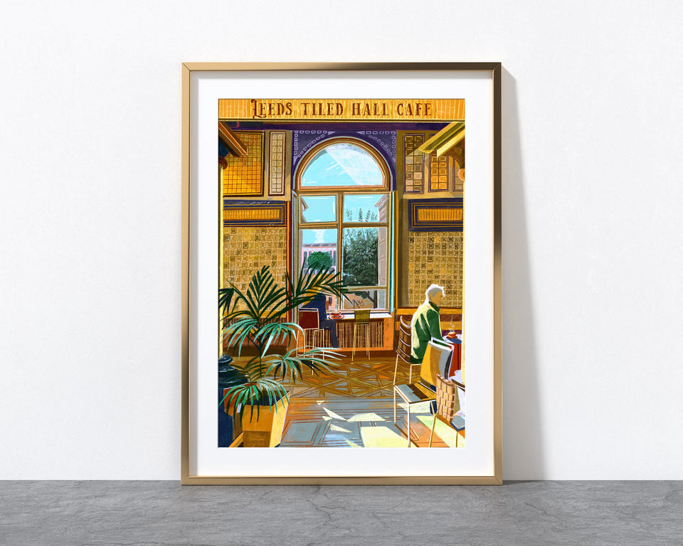 Leeds Tiled Hall Cafe Artwork Print