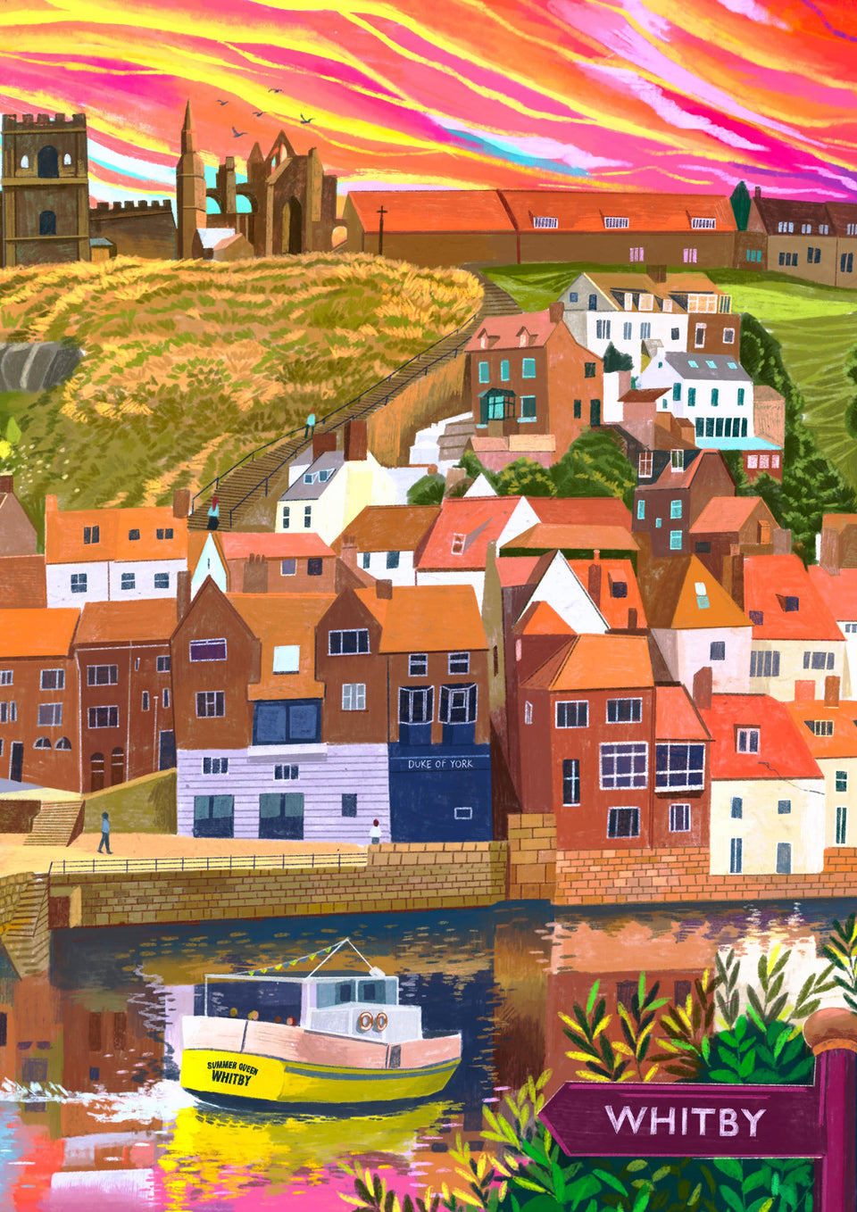 Whitby, North Yorkshire, Artwork print