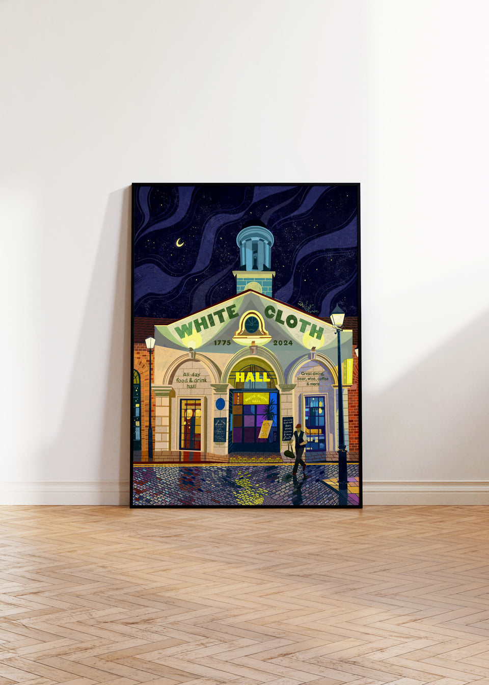 White Cloth Hall, Leeds, Artwork Print