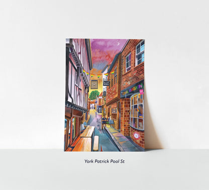 Any 3 x A5, A4, A3 or A2 Yorkshire Artwork Prints, Mix and Match Set