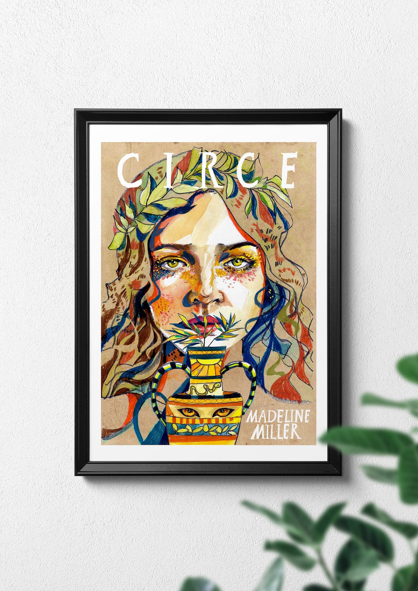 Circe Artwork Print, Greek Goddess of Enchantment, Inspired by Madeline Miller's 'Circe', Wall Art