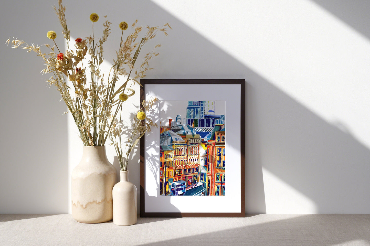 Manchester Northern Quarter, Artwork Print, Manchester Wall Art, Tib Street and Church Street,