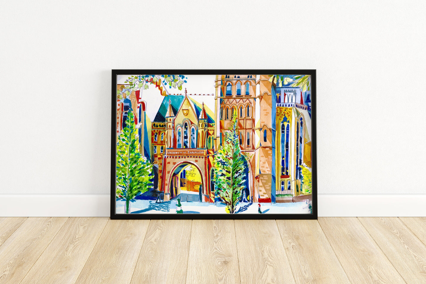 University of Manchester, Graduation Gift, Manchester Artwork Print, Manchester University Wall Art, Dorm Room Art