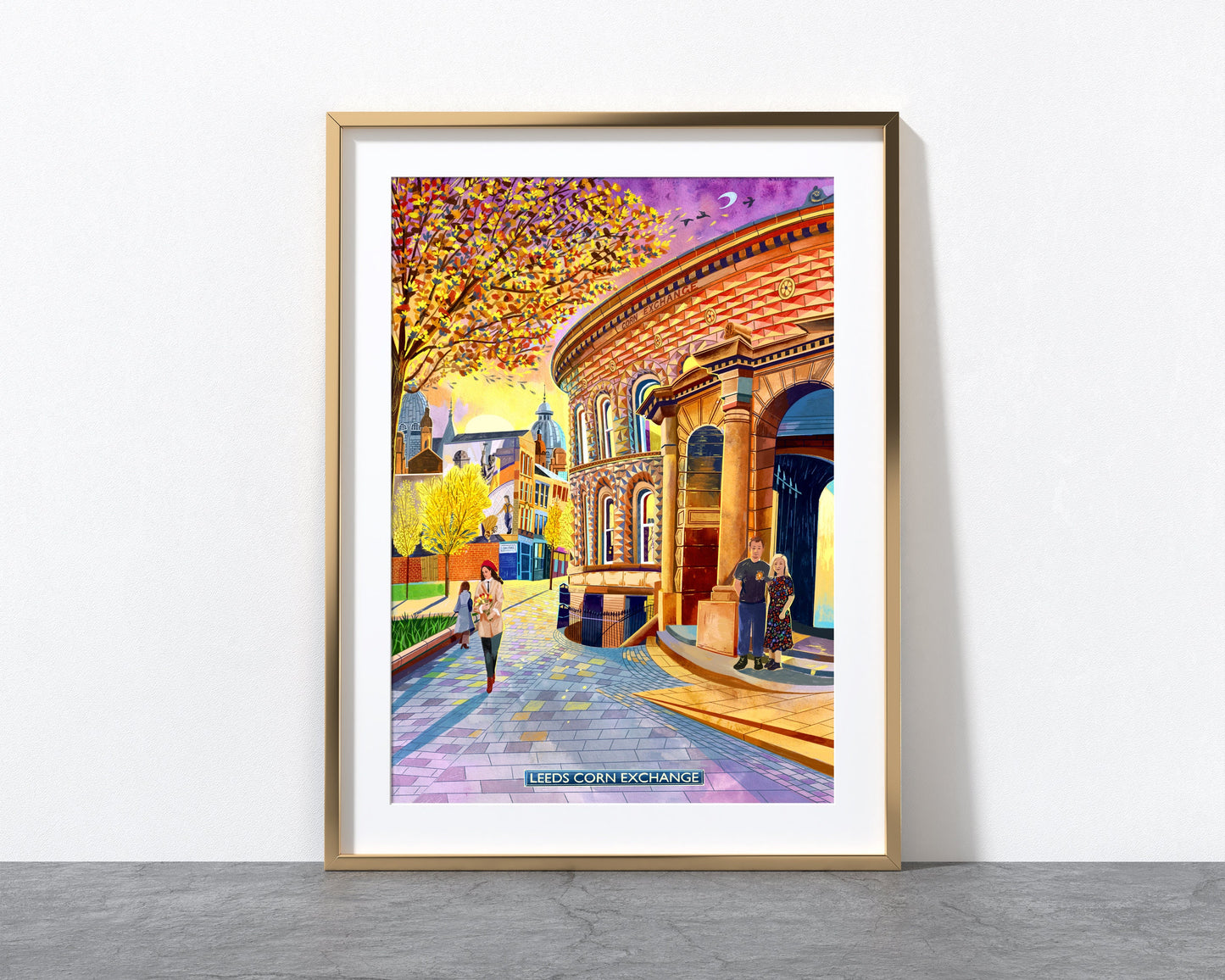 Leeds Corn Exchange, Leeds Artwork Print, Call Lane, Leeds Poster, Leeds Travel Print, Leeds Wall Art