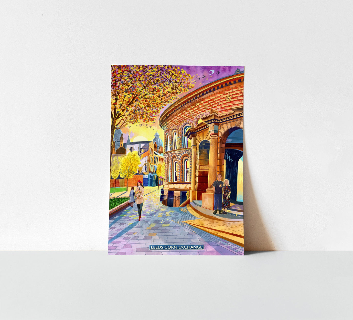 Leeds Corn Exchange, Leeds Artwork Print, Call Lane, Leeds Poster, Leeds Travel Print, Leeds Wall Art