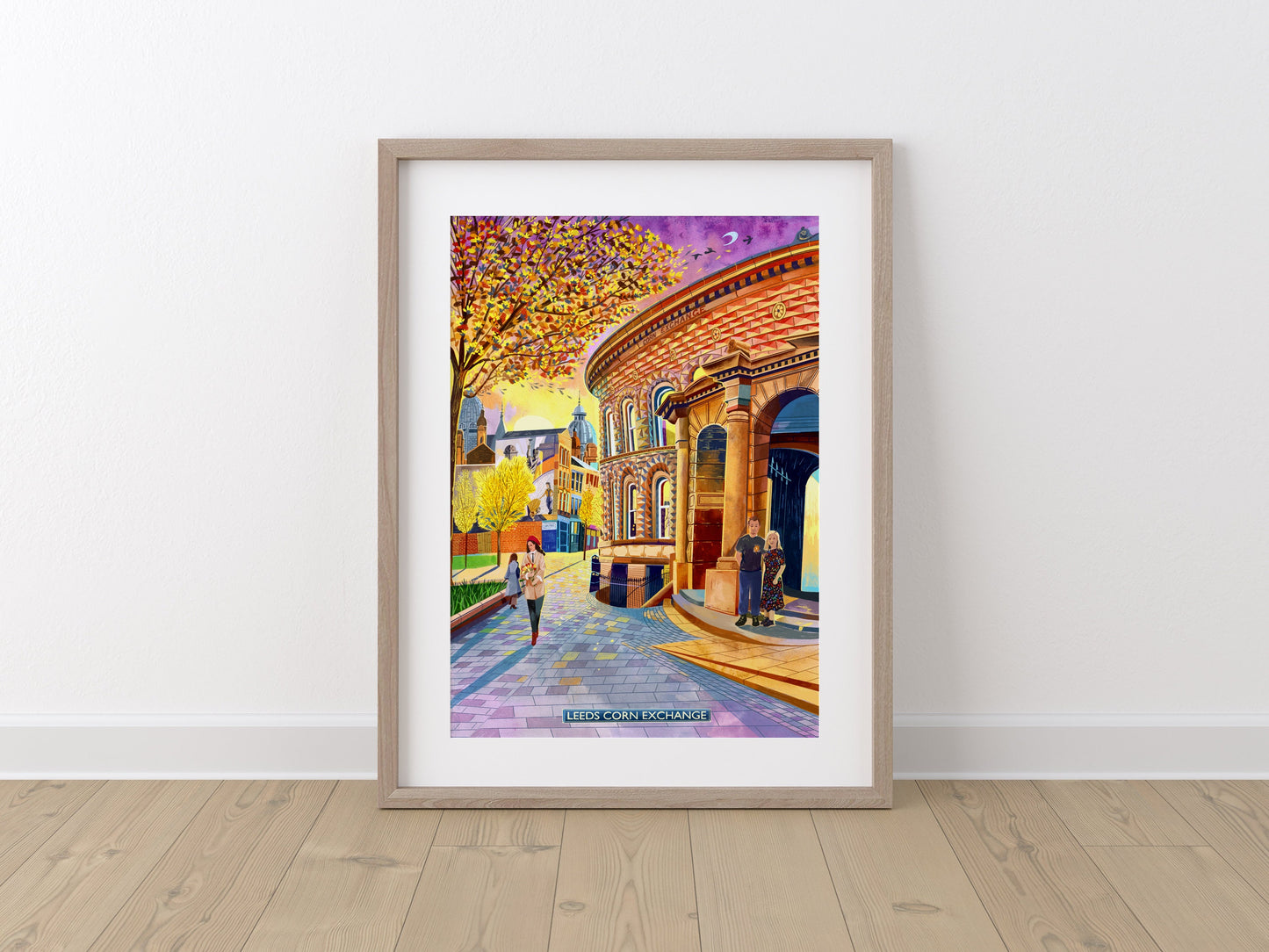 Leeds Corn Exchange, Leeds Artwork Print, Call Lane, Leeds Poster, Leeds Travel Print, Leeds Wall Art