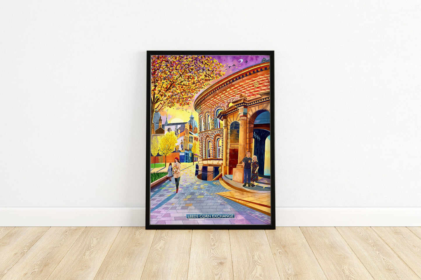 Leeds Corn Exchange, Leeds Artwork Print, Call Lane, Leeds Poster, Leeds Travel Print, Leeds Wall Art