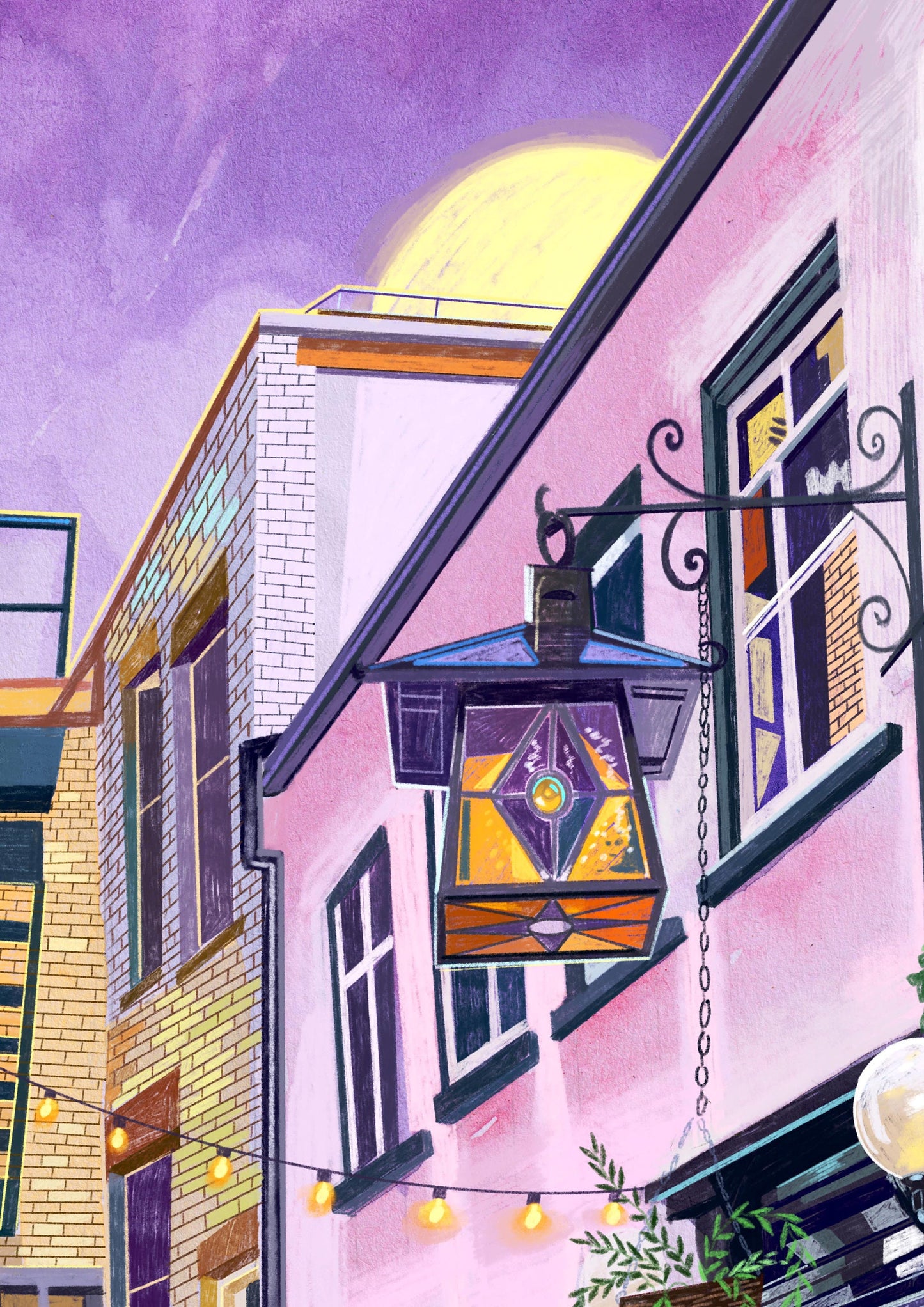 Whitelock’s Ale House, Leeds Artwork Print, Turk's Head Yard, Leeds Poster, Leeds Travel Print, Leeds Wall Art